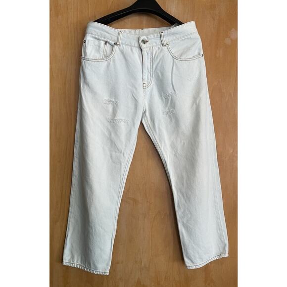 MM6 Maison Margiela Distressed Vintage Denim Size 42 - Picture 3 of 5